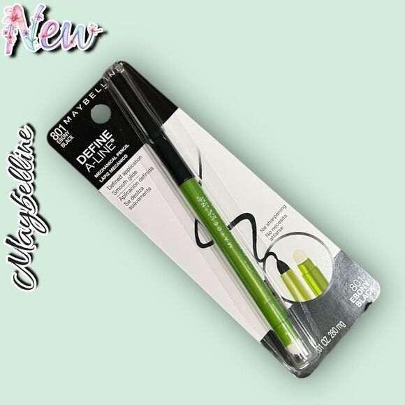 New Maybelline Define-A-Line Mechanical Eyeliner – 801 Ebony Black - Picture 5 of 5